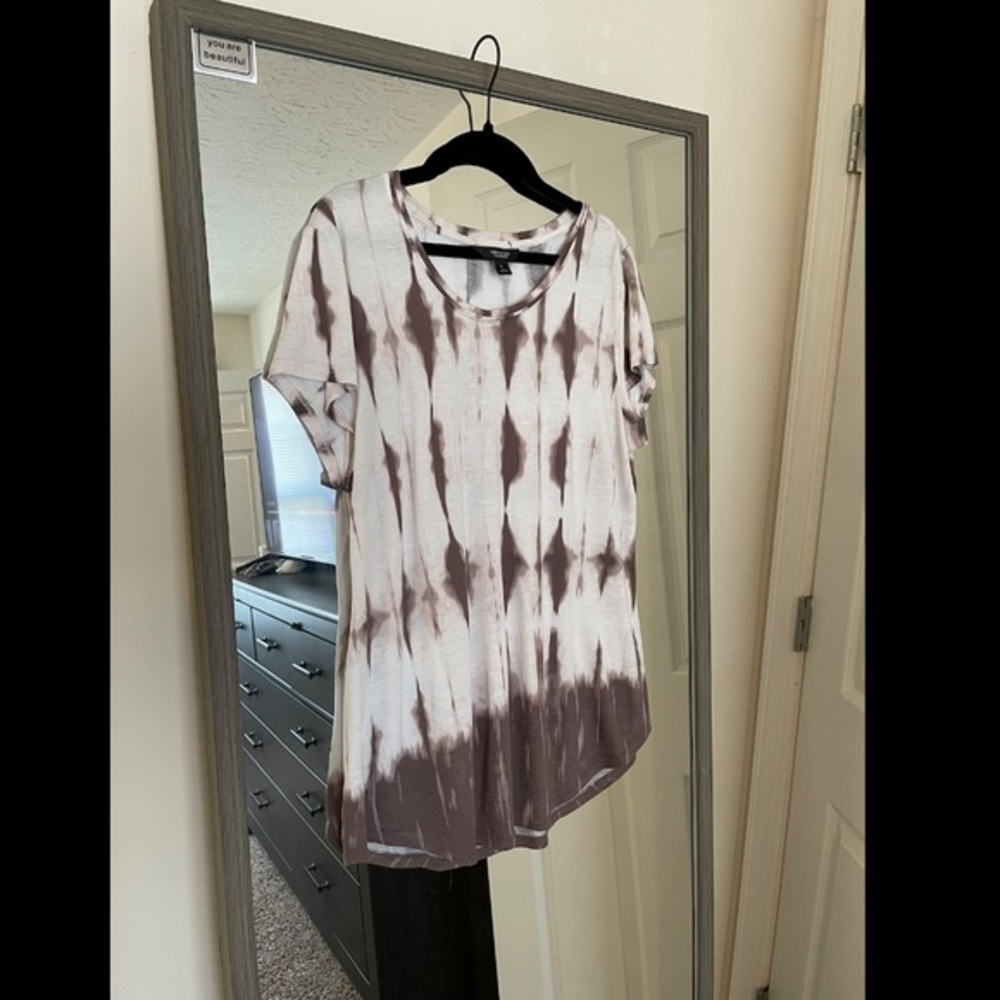 Simply Vera by Vera Wang Tie Die Super Soft Collective Slim Fit Tee